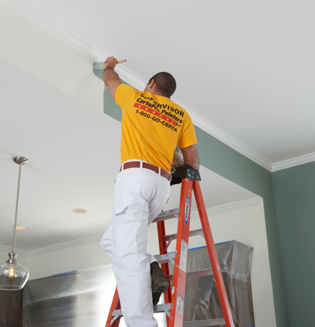 certapro painters team member interior painting